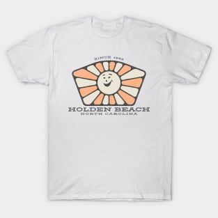 Holden Beach, NC Happy Summertime Sunshine T-Shirt